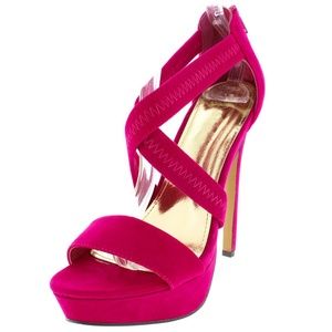 Shoes - Aphrodite Fuchsia Platform Heel (7.5) Shoes - Aphrodite Fuchsia Platform Heel (7.5)
